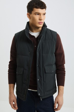 стеганый жилет фотография