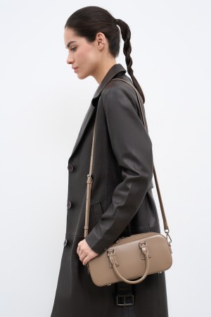 сумка багет из натуральной кожи - женские сумки-багет