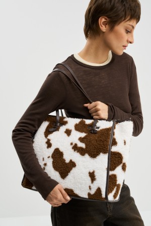 сумка из искусственного меха - женские сумки и кошельки разноцветные 