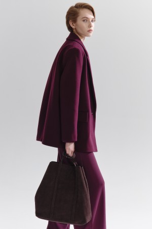 сумка из натуральной замши фотография