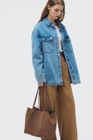 сумка из натуральной замши фотография