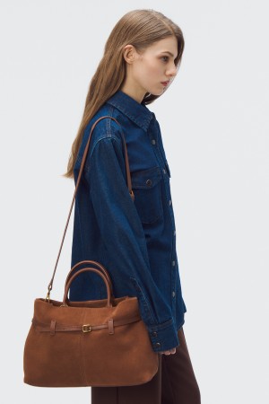 сумка из натуральной замши фотография