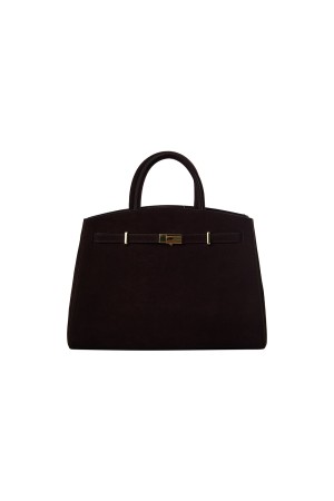 сумка из натуральной замши фотография