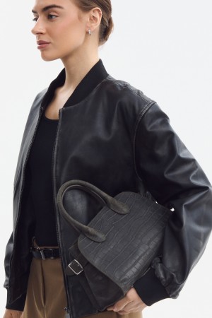 сумка из натуральной замши фотография