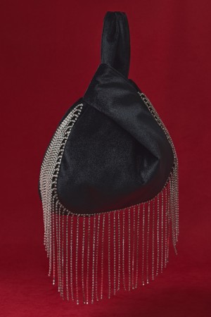 сумка-кисет с бахромой - женские сумки и кошельки пластиковые 