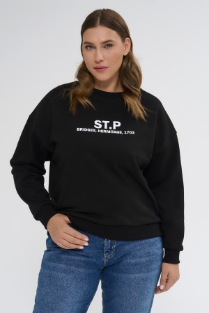 толстовка с принтом - женская одежда снежная королева 