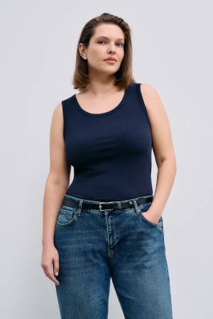 топ в рубчик - женские топы и майки эластановые 