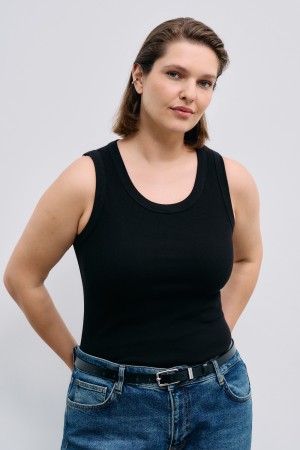 топ в рубчик фотография