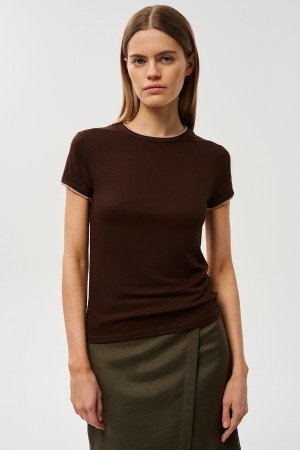 трикотажная футболка - женская одежда снежная королева 