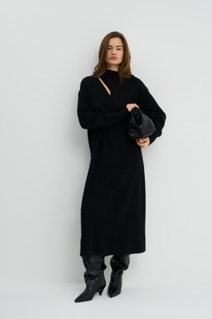 трикотажное платье - женские платья нейлоновые 