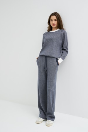 трикотажные брюки - женские брюки снежная королева 