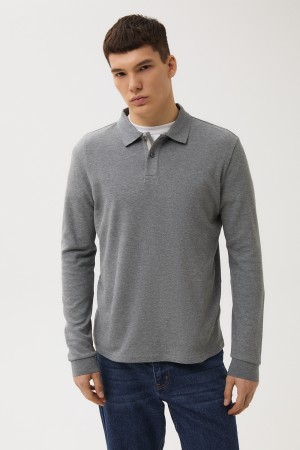 трикотажный джемпер-поло - мужские джемперы снежная королева 