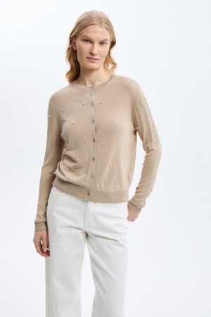 трикотажный кардиган фотография