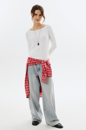 трикотажный лонгслив фотография