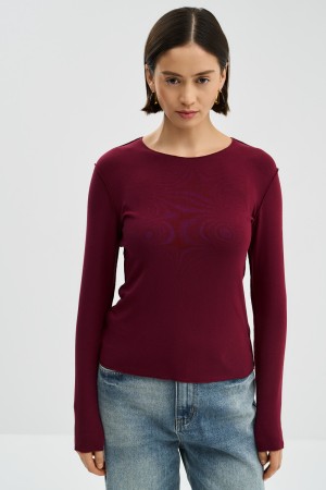 трикотажный лонгслив - женская одежда, обувь и аксессуары российская 