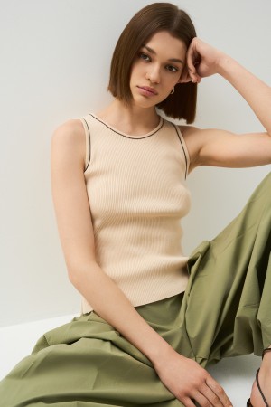 трикотажный топ - женские топы и майки из тенселя 