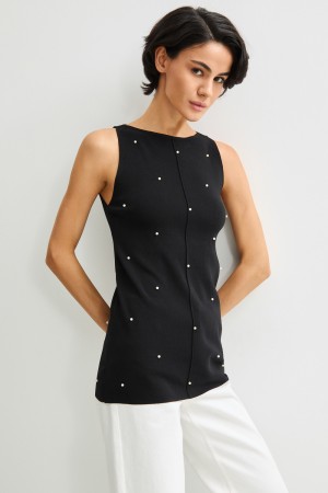 трикотажный топ - женские топы и майки нейлоновые 