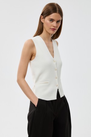 трикотажный жилет - женские жилеты снежная королева 