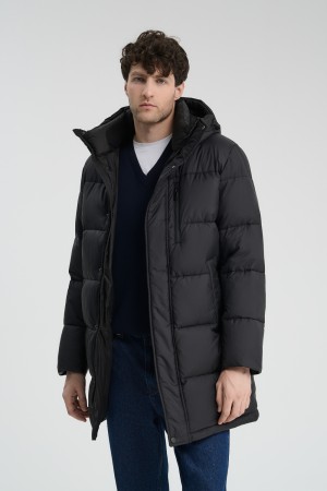 удлиненная зимняя куртка - мужские куртки из спандекса 