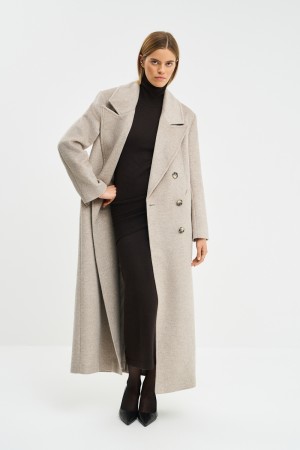 удлиненное пальто - женские пальто снежная королева 