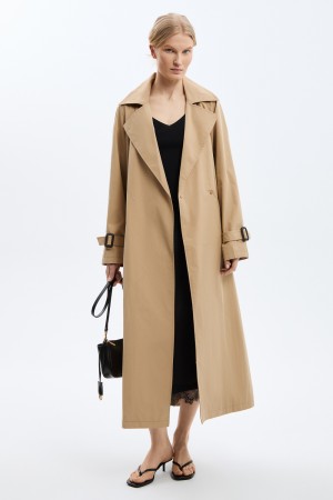 удлиненный плащ - женские пальто и плащи нейлоновые 