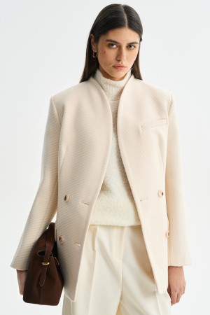 укороченное пальто-пиджак фотография