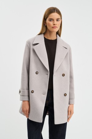 укороченное пальто фотография