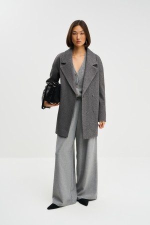 укороченное пальто - верхняя одежда из спандекса 