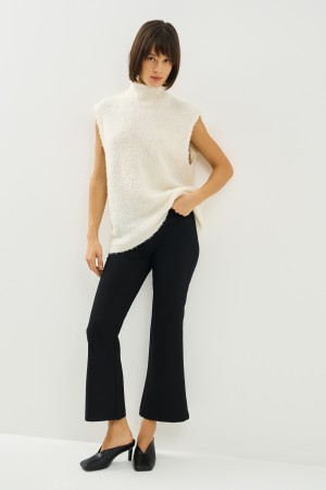 укороченные брюки-клеш - женские брюки снежная королева 