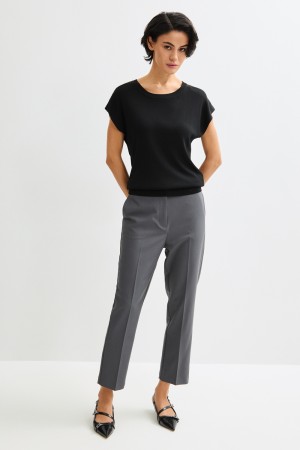 укороченные брюки - женские брюки снежная королева 