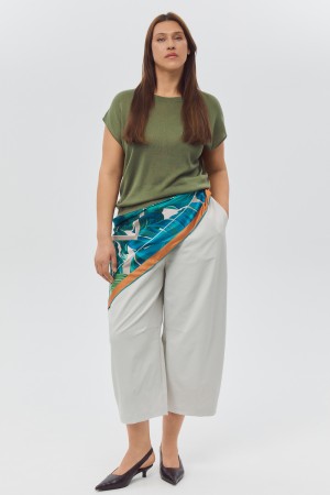 укороченные брюки фотография