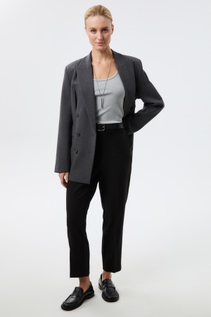 укороченные брюки - женские брюки снежная королева 