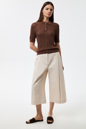 укороченные брюки - женская одежда снежная королева 