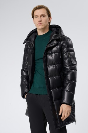 утепленная кожаная куртка фотография