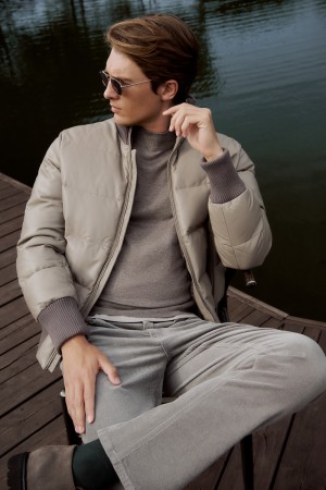 утепленная кожаная куртка - верхняя одежда недорогая 