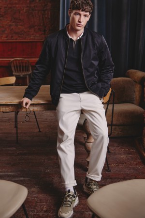 утепленная куртка-бомбер - мужская одежда, обувь и аксессуары эластичная 