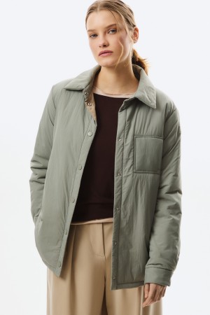 утепленная куртка-рубашка - женские куртки-рубашки и овершоты