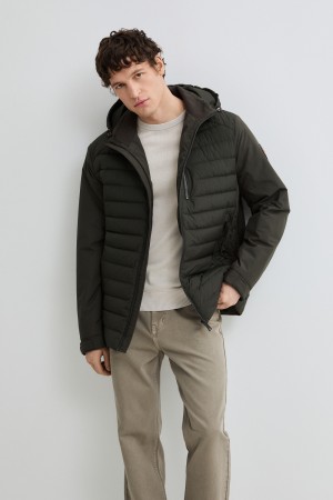 утепленная куртка с капюшоном - мужские куртки снежная королева 