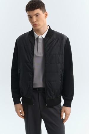 утепленный бомбер - верхняя одежда мужская 