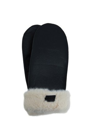 варежки с меховой отделкой - женские перчатки и варежки меховые 