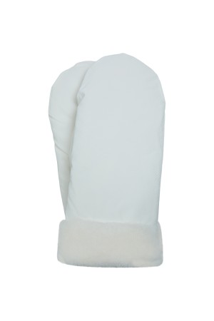 варежки с меховой отделкой - женские перчатки и варежки эластановые 