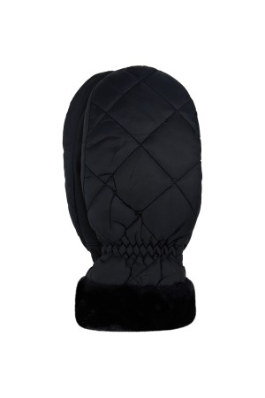 варежки с меховой отделкой - женские перчатки и варежки