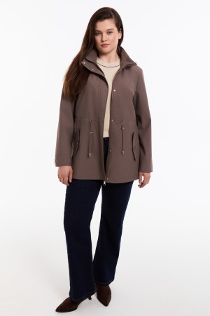 ветровка с капюшоном - женская одежда, обувь и аксессуары с воротником 