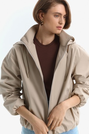 ветровка - женские куртки и пуховики с воротником-стойкой 