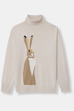 водолазка с рисунком - женские джемперы, свитеры и кардиганы из лиоцелла 