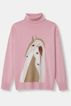 водолазка с рисунком - женские джемперы, свитеры и кардиганы из лиоцелла 