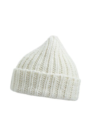 вязаная шапка - женские шапки молочные 