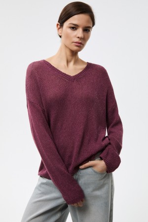 вязаный джемпер - женские джемперы из тенселя 