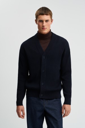 вязаный кардиган из хлопка - мужские кардиганы хлопковые 