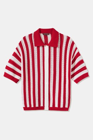 вязаный кардиган в полоску - женские кардиганы снежная королева 